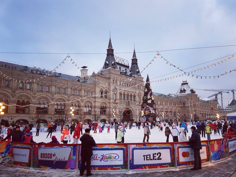 Skating Rink on the Red Square