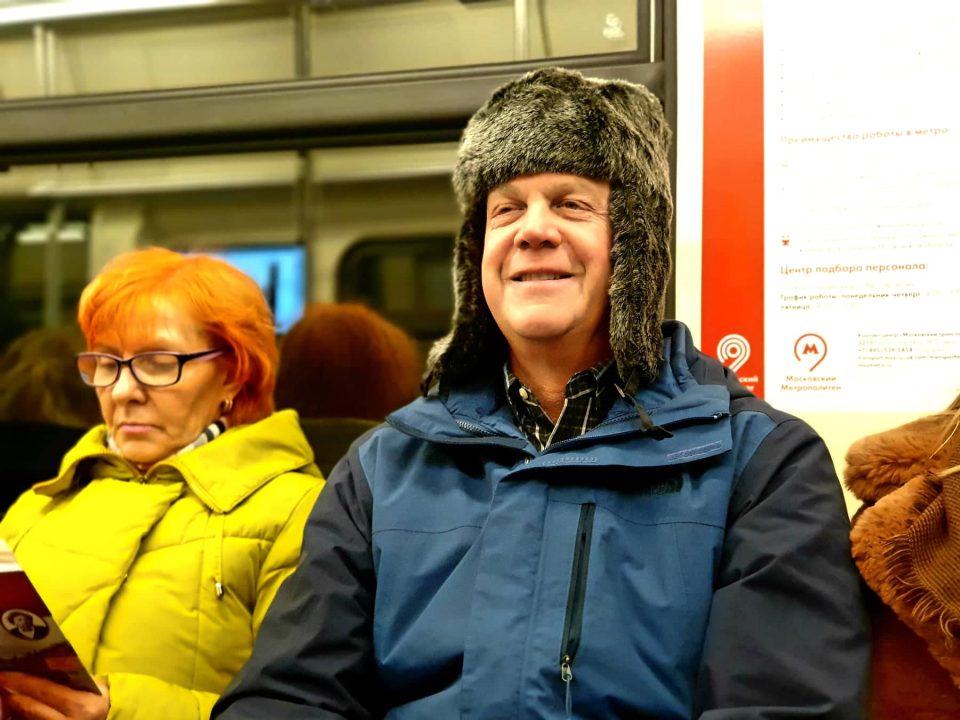 Russian ushanka fur hat